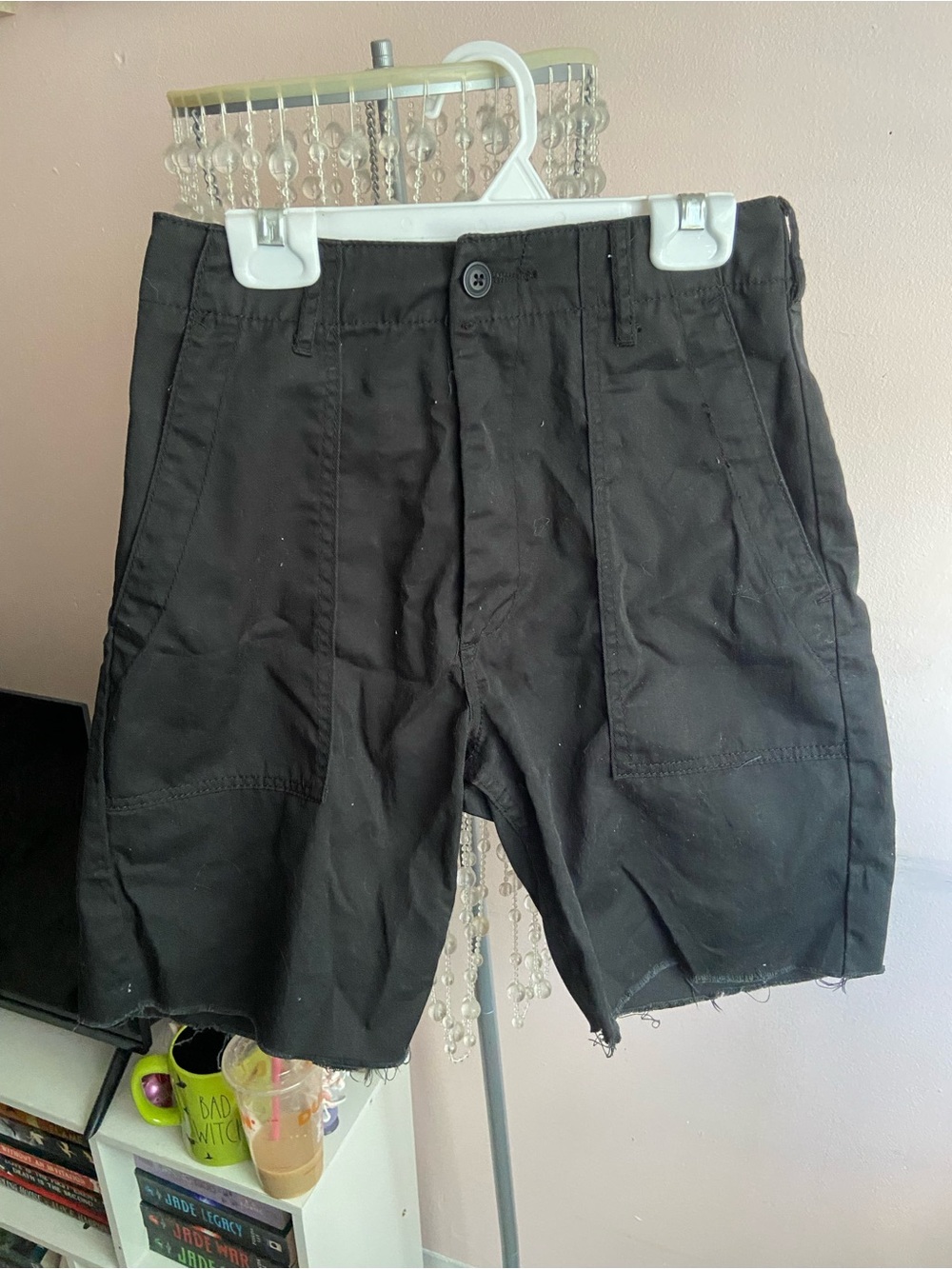 Brandy Melville Black Cargo Shorts